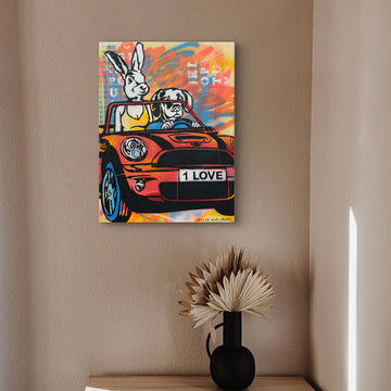 Baby You Can Drive My Car  (Original Painting)