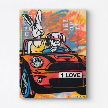 Baby You Can Drive My Car  (Original Painting)