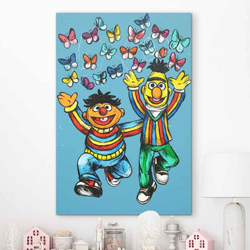 Bert and Ernie Forever and Ever (Original Painting)