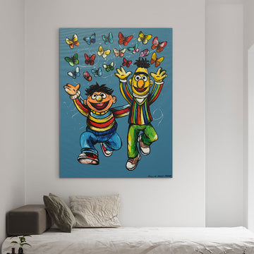 Bert and Ernie Were Best Friends (Original Painting)