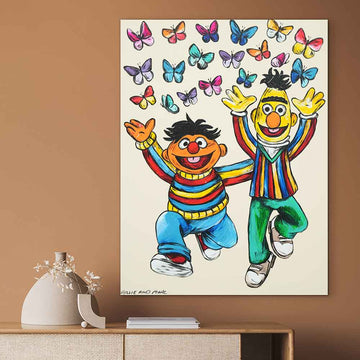 Bert and Ernie Were Besties (Original Painting)