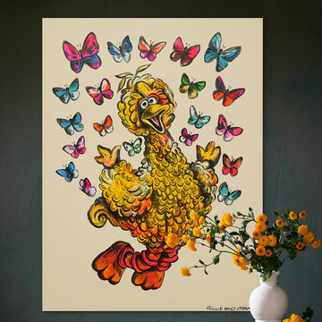 Big Bird Can Fly (Original Painting)