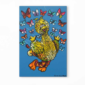 Big Bird Had A Love of Flying (Original Painting)