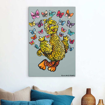 Big Bird Loved Everything (Original Painting)