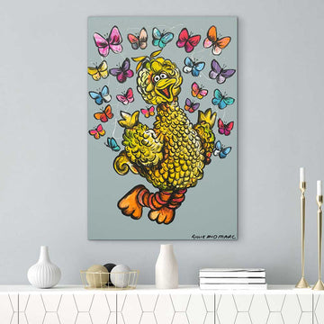 Big Bird Loved Everything (Original Painting)