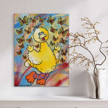 Big Bird Surprise (Original Painting)