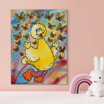 Big Bird Surprise (Original Painting)