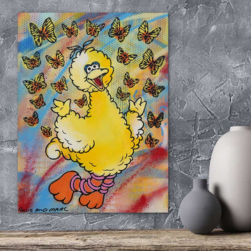 Big Bird Surprise (Original Painting)