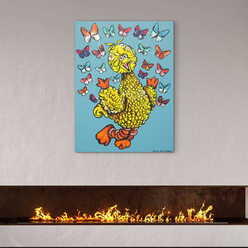 Big Bird Was A Lover Of Life (Original Painting)