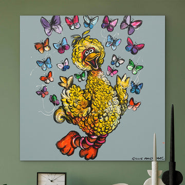 Big Bird Was Always Up (Original Painting)