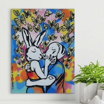 Big Kiss (Original Painting)