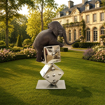 Big Luck of the Elephant (Bronze Sculpture)