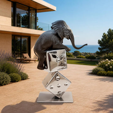 Big Luck of the Elephant (Bronze Sculpture)