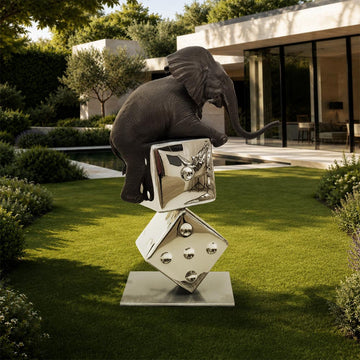 Big Luck of the Elephant (Bronze Sculpture)