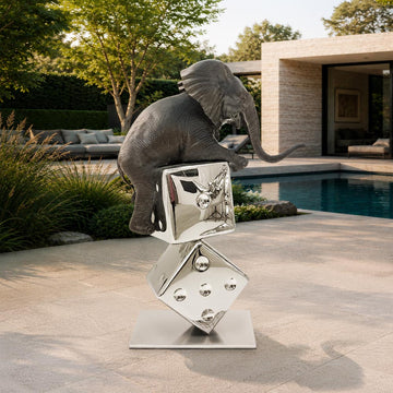 Big Luck of the Elephant (Bronze Sculpture)