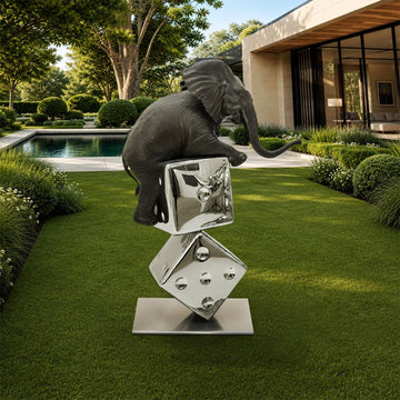 Big Luck of the Elephant (Bronze Sculpture)