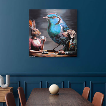 Blue Bird Sings (Original Painting)