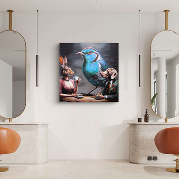 Blue Bird Sings (Original Painting)