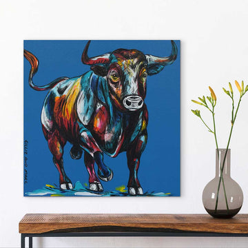 Blue Bull (Original Painting)