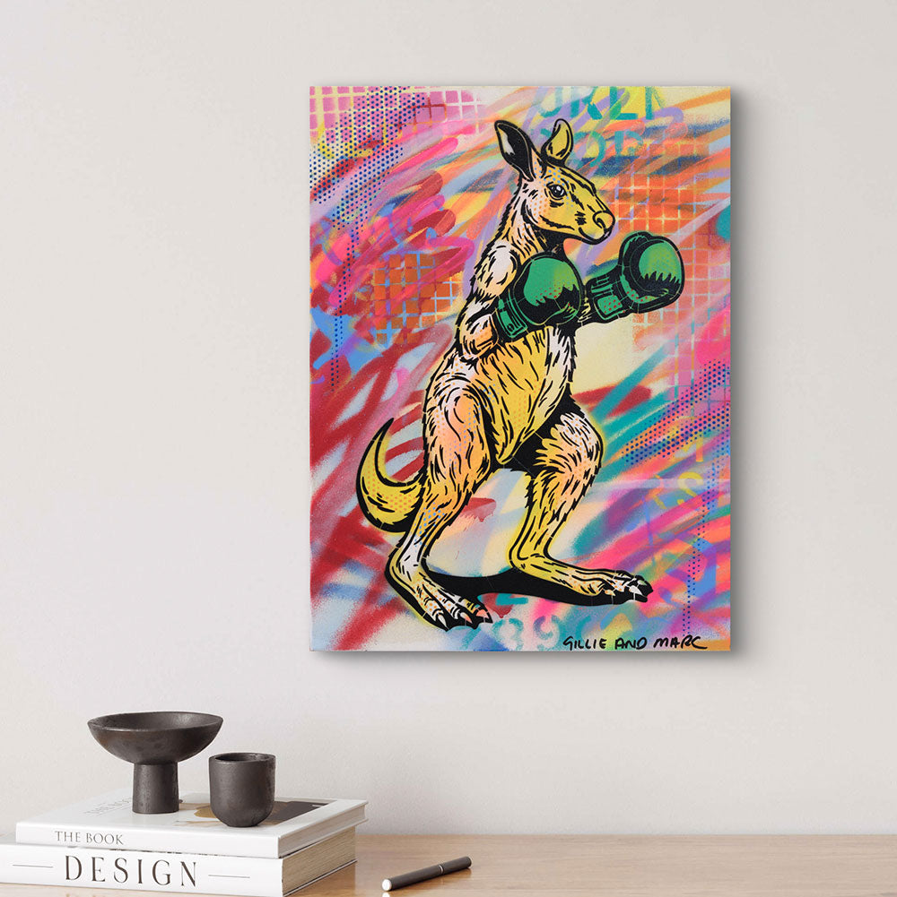 Boxing Roo (Original Painting) – Gillie and Marc®