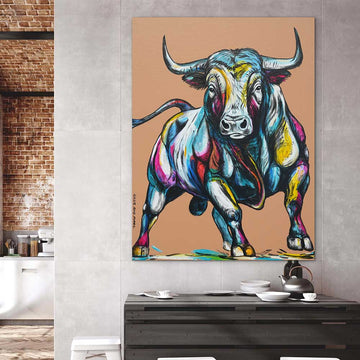 Bull Hero (Original Painting)