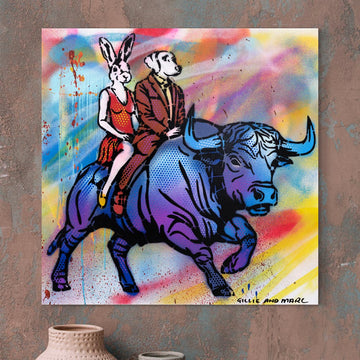 Bull Time (Original Painting)