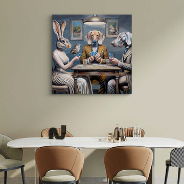 Cards for Three (Original Painting)