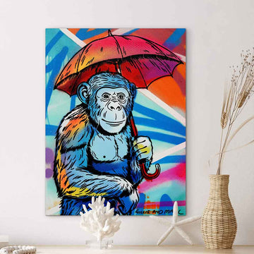 Chimps Need Protection (Original Painting)