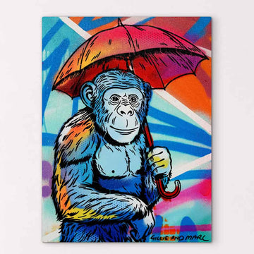 Chimps Need Protection (Original Painting)