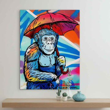 Chimps Need Protection (Original Painting)