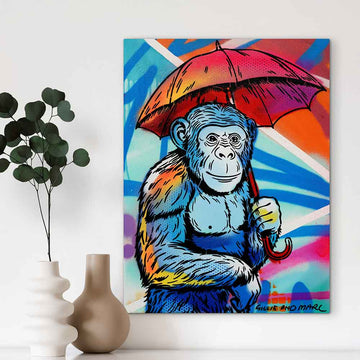 Chimps Need Protection (Original Painting)