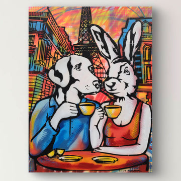 Coffee Lovers (Original Painting)