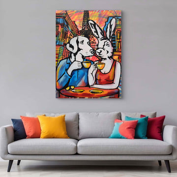 Coffee Lovers (Original Painting)
