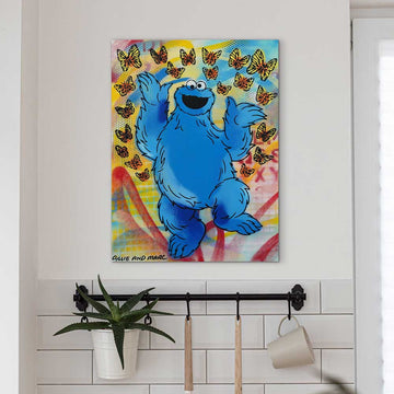 Cookie Monster Dream (Original Painting)