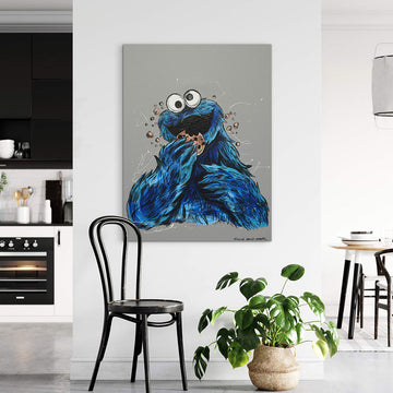 Cookie Monster Loved Cookies (Original Painting)