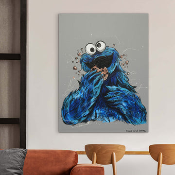 Cookie Monster Loved Cookies (Original Painting)