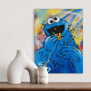 Cookie Monster Said It’s Dinner Time (Original Painting)