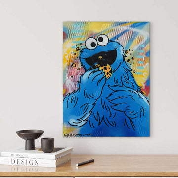 Cookie Monster Said It’s Dinner Time (Original Painting)