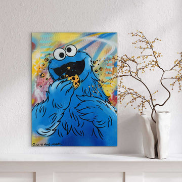 Cookie Monster Said It’s Dinner Time (Original Painting)