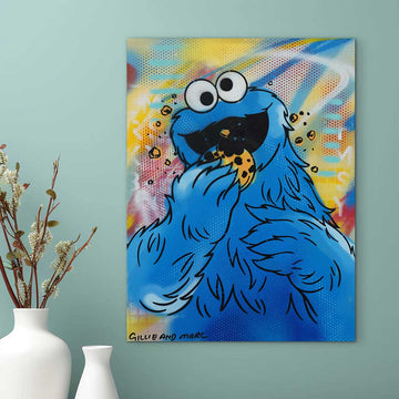 Cookie Monster Said It’s Dinner Time (Original Painting)