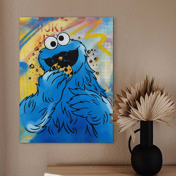 Cookie Monster Said It’s Lunchtime (Original Painting)