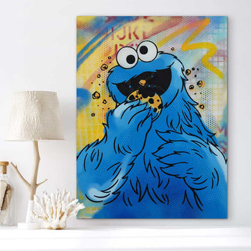 Cookie Monster Said It’s Lunchtime (Original Painting)