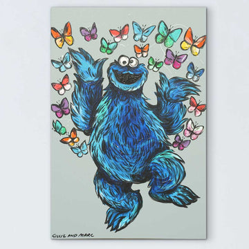 Cookie Monster Was Always Up (Original Painting)
