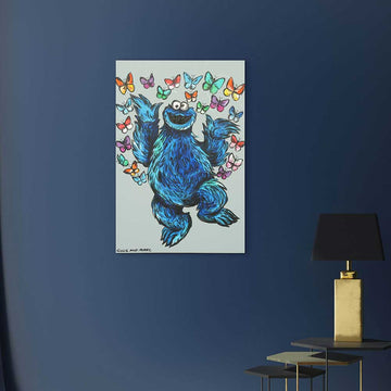 Cookie Monster Was Always Up (Original Painting)