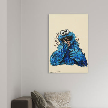 Cookie Monster Was Vegan (Original Painting)