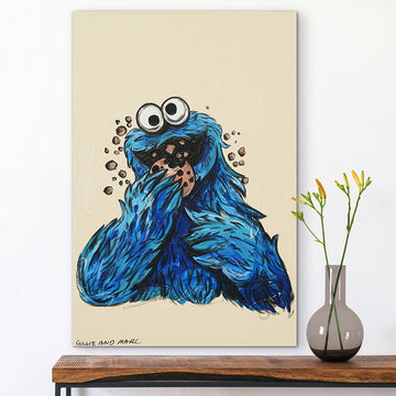 Cookie Monster Was Vegan (Original Painting)