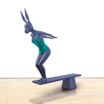 She Would Swim Forever (Bronze Sculpture)