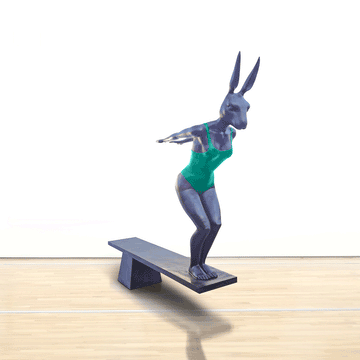 She Would Swim Forever (Bronze Sculpture)