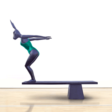 She Would Swim Forever (Bronze Sculpture)