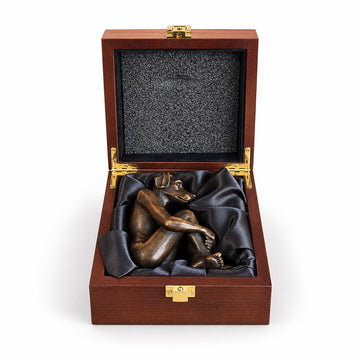 Dogman has Wild Ideas (Bronze Sculpture, Miniature)